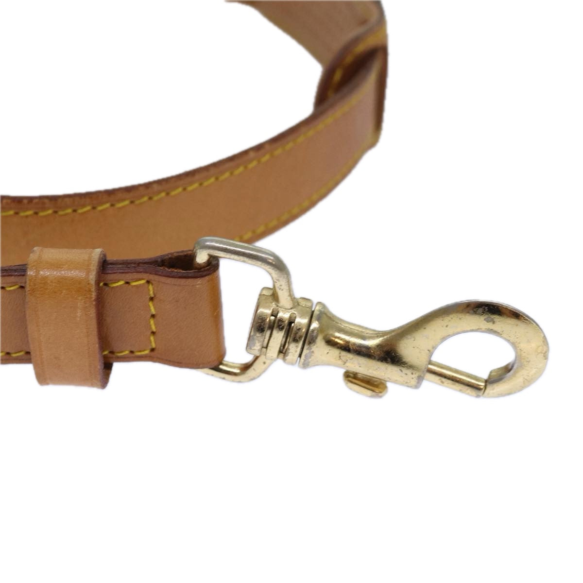 Louis Vuitton Bandoulière De Sac Beige Leather Bag Jewelry