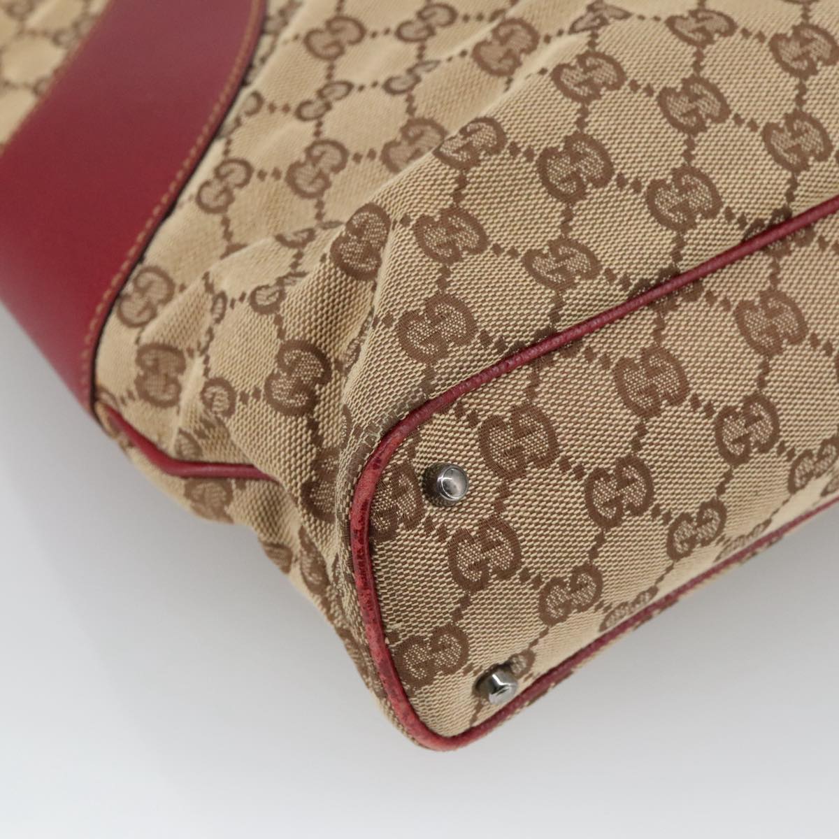 Gucci Beige Canvas Tote Bag