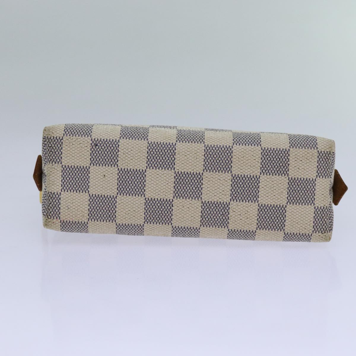 Louis Vuitton Cosmetic Pouch White Canvas Clutch Bag