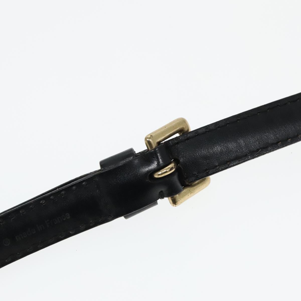 Louis Vuitton Bandoulière De Sac Black Leather Bag Jewelry