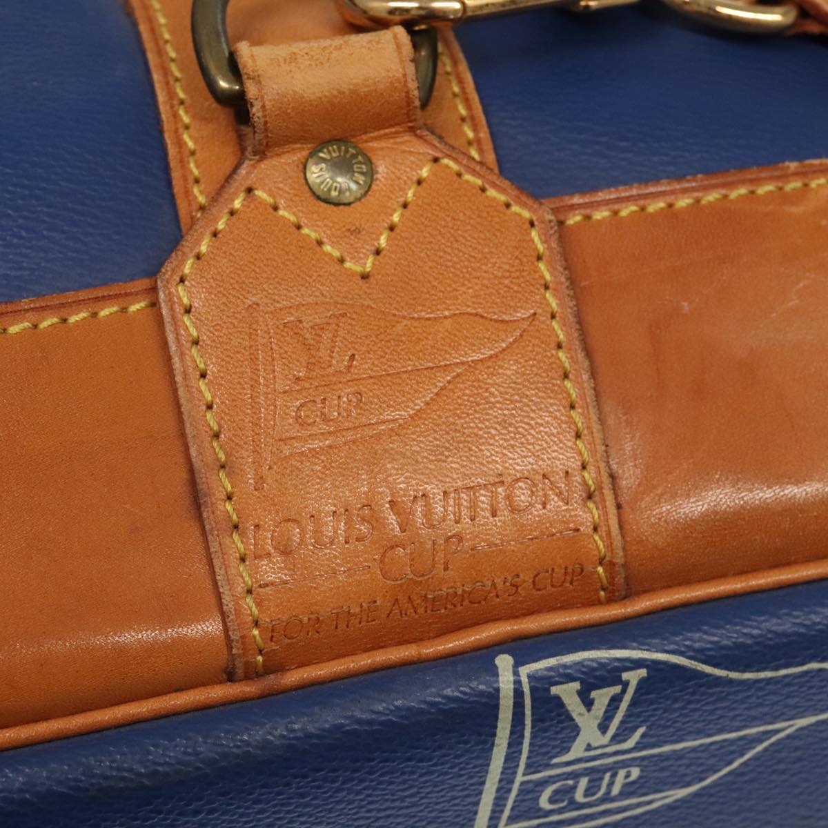 Louis Vuitton Marin Blue Canvas Shoulder Bag