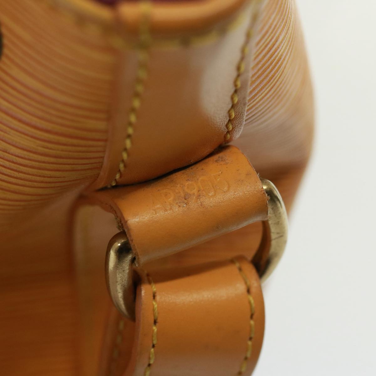 Louis Vuitton Petit Noé Yellow Leather Shoulder Bag
