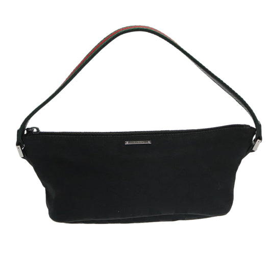 Gucci Ophidia Black Canvas Handbag ()