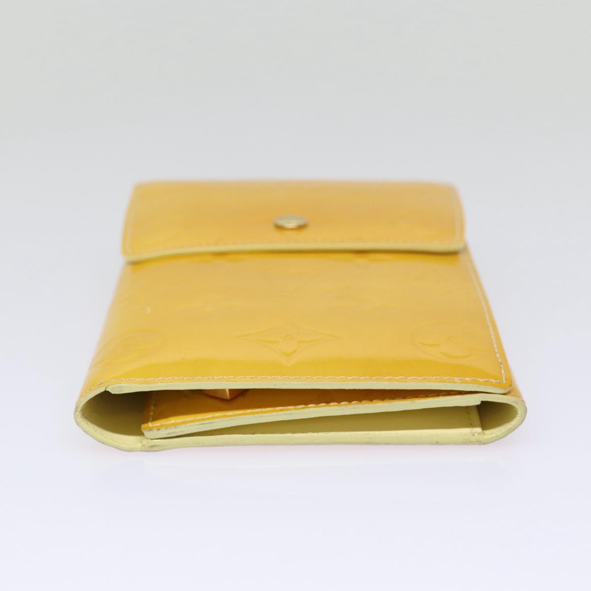 Louis Vuitton Walker Yellow Patent Leather Wallet