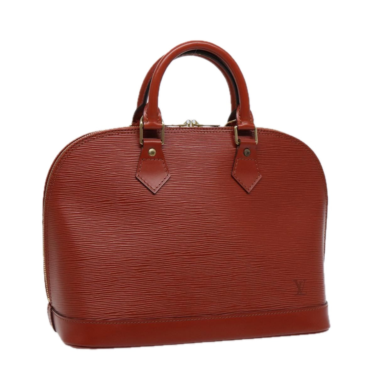 Louis Vuitton Alma Brown Leather Handbag