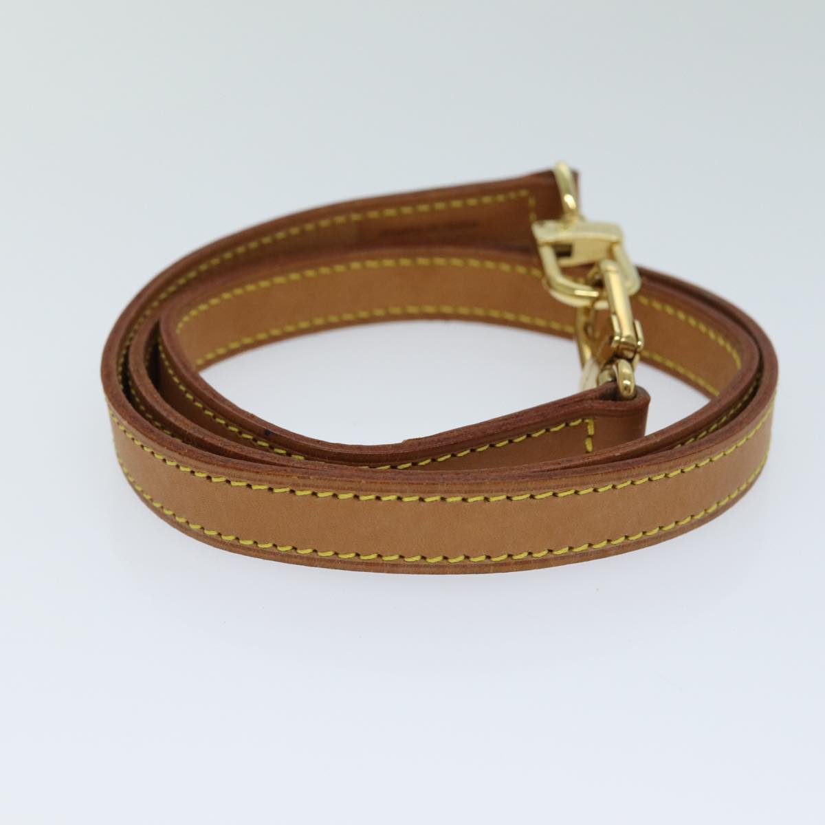 Louis Vuitton Bandoulière De Sac Beige Leather Bag Jewelry