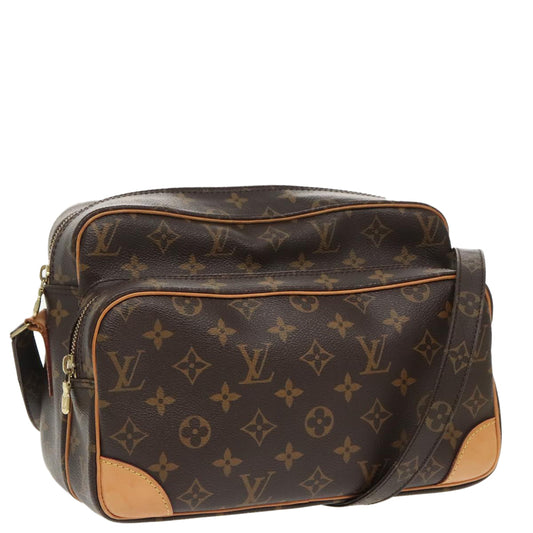 Louis Vuitton Nile Brown Canvas Shoulder Bag