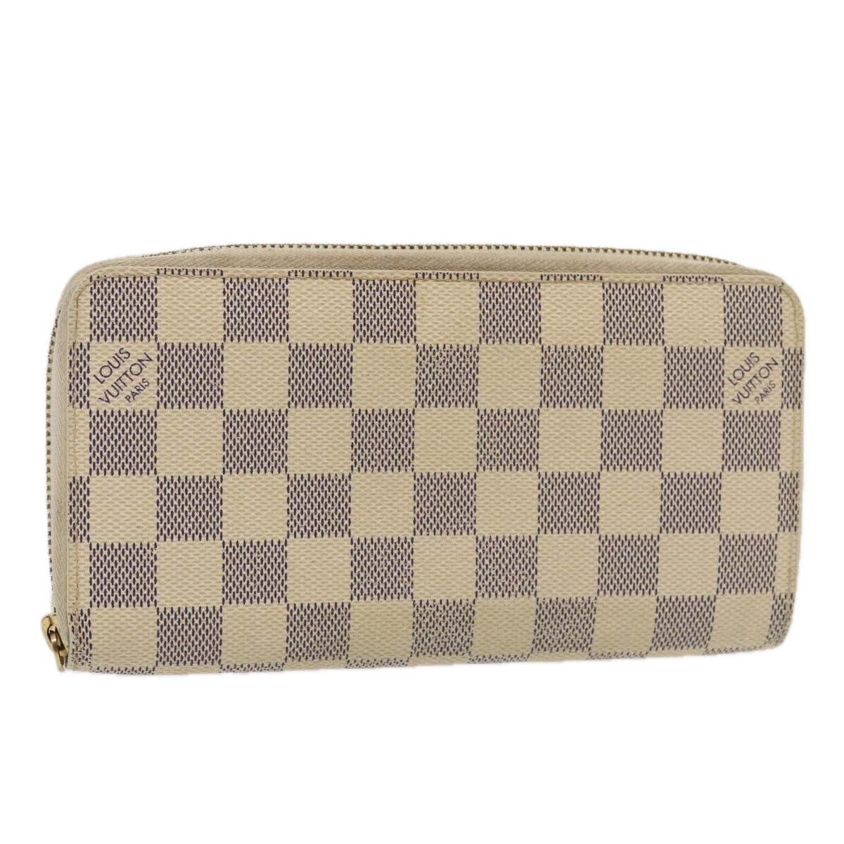 Louis Vuitton Zippy Wallet White Canvas Wallet