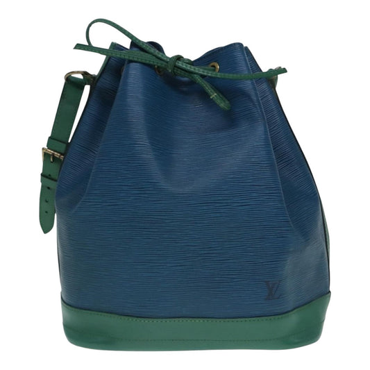 Louis Vuitton Noé Blue Leather Shoulder Bag