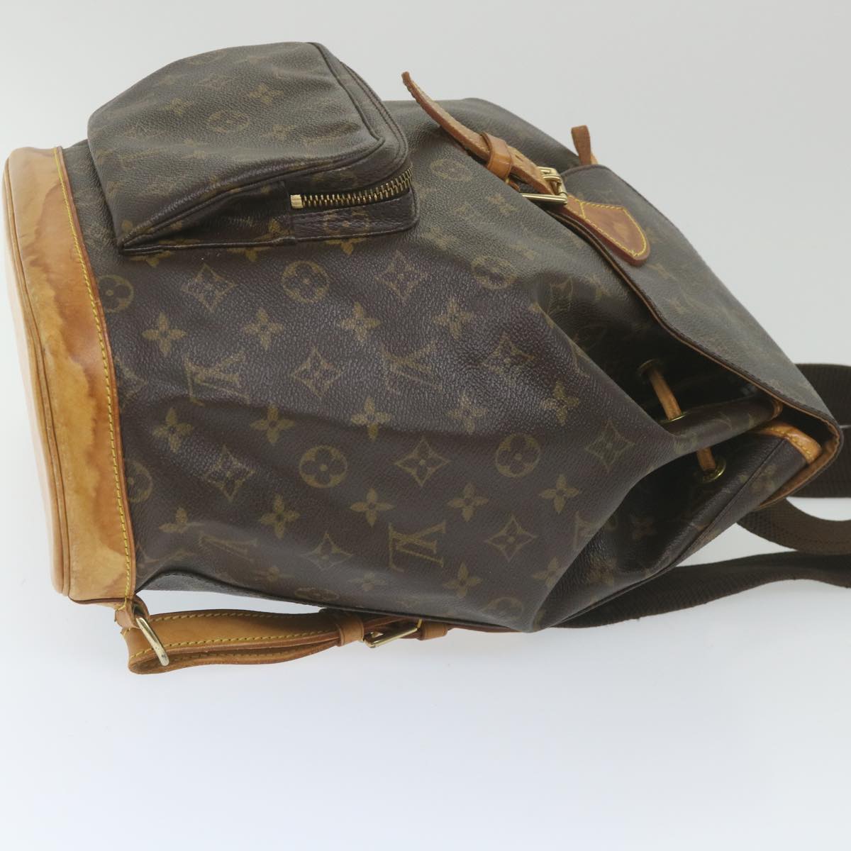 Louis Vuitton Montsouris Brown Canvas Backpack Bag