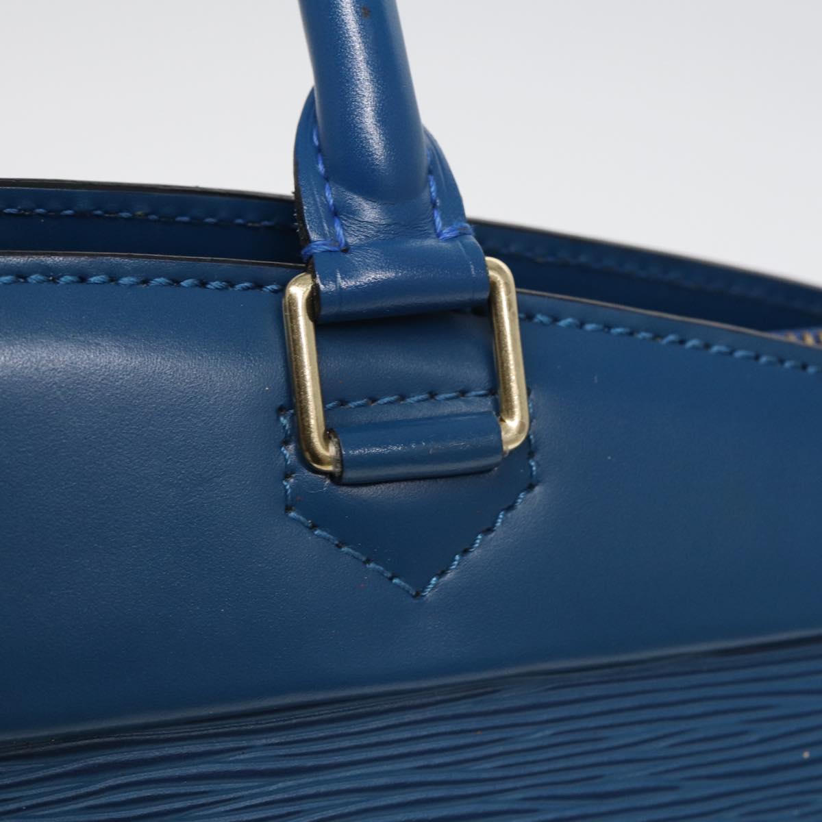 Louis Vuitton Riviera Blue Leather Handbag