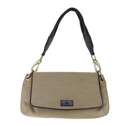 Gucci Beige Canvas Shoulder Bag ()