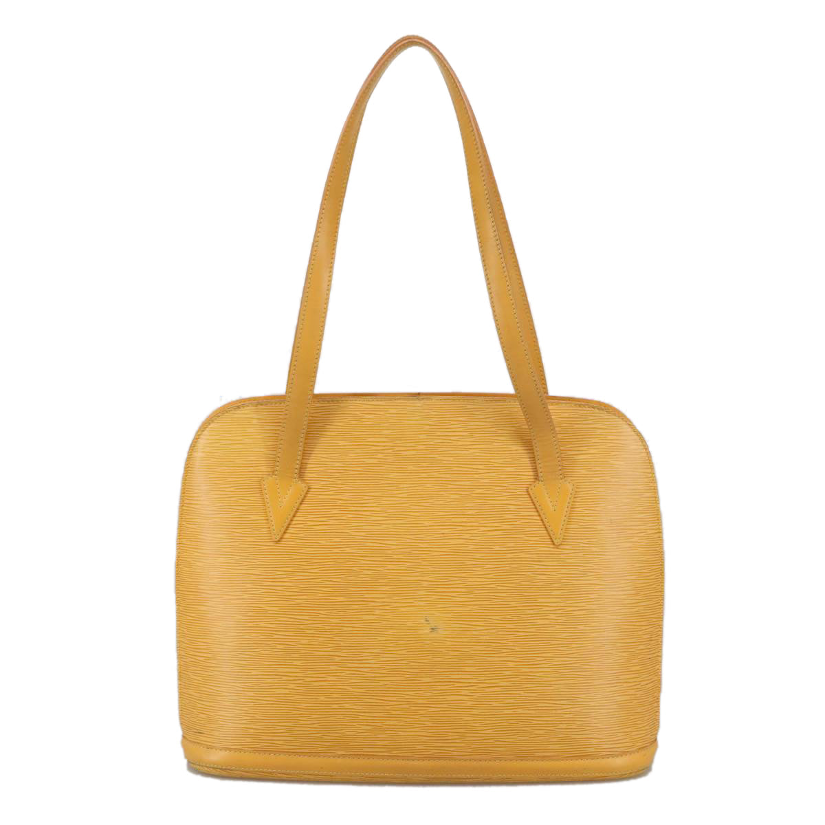 Louis Vuitton Lussac Yellow Leather Shoulder Bag