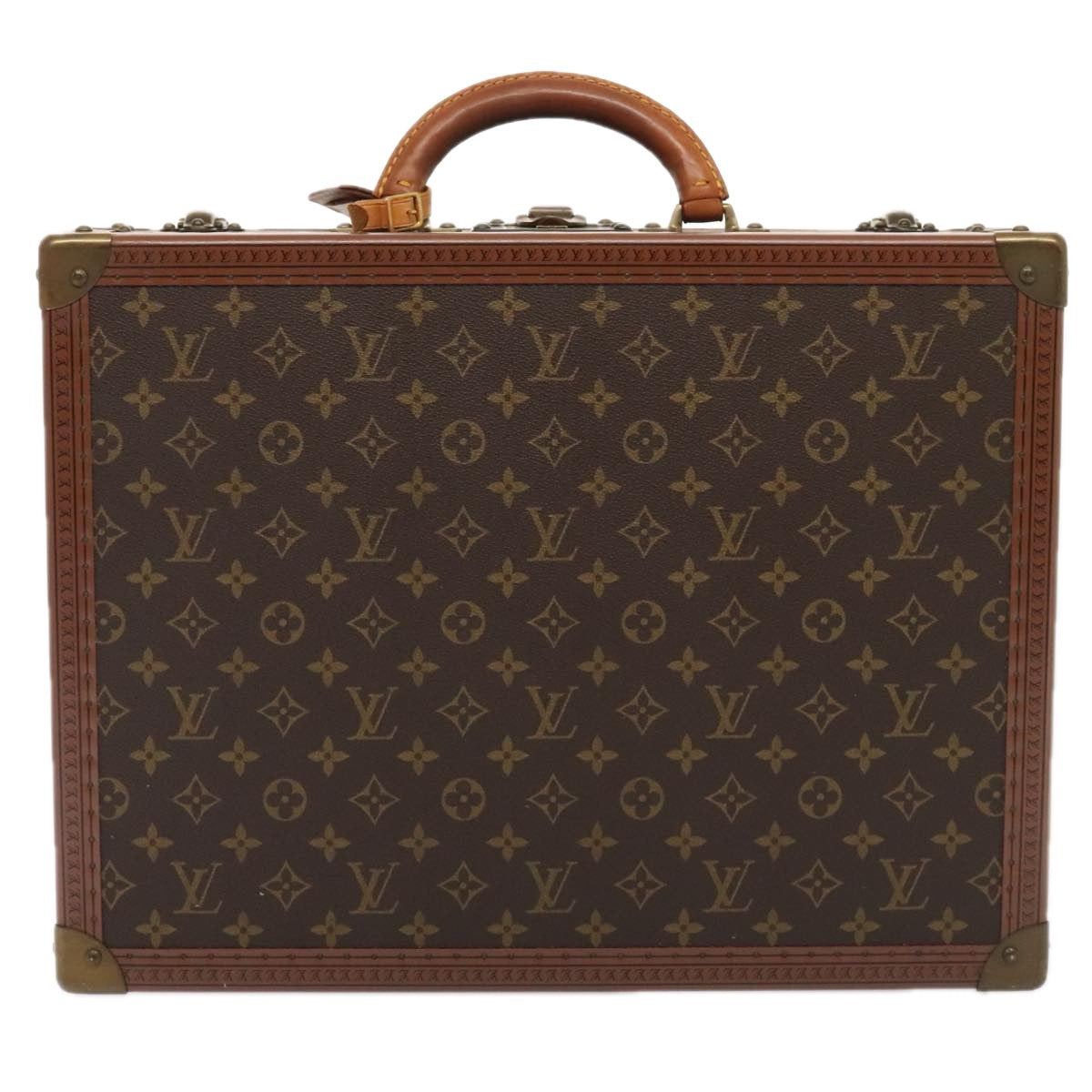 Louis Vuitton Cotteville Brown Canvas Travel Bag