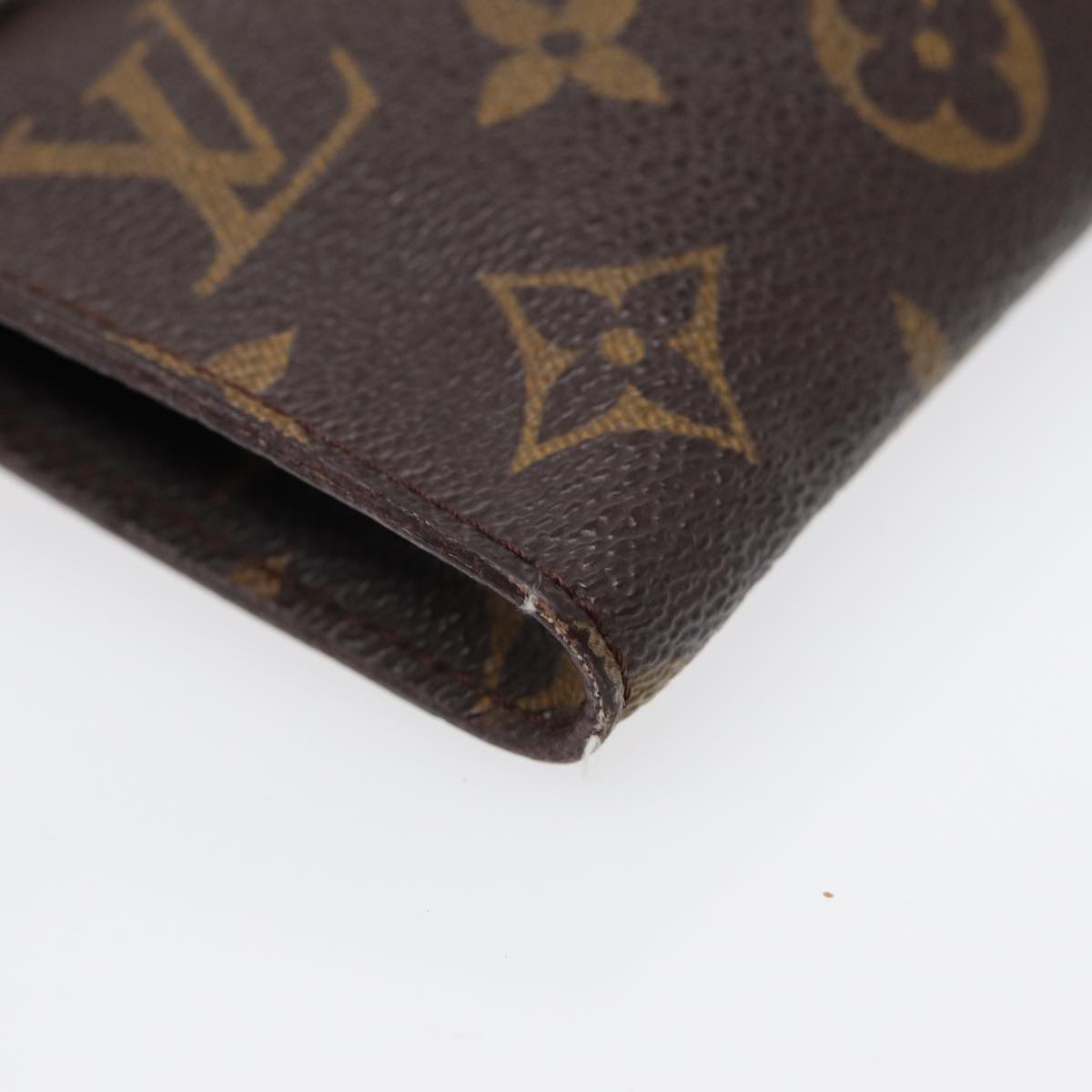 Louis Vuitton Trousse De Toilette Brown Canvas Wallet