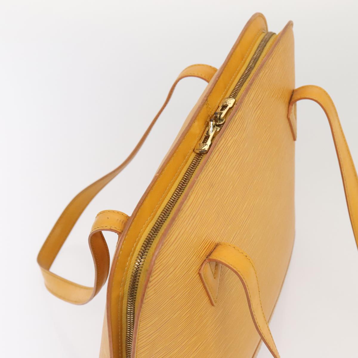 Louis Vuitton Lussac Yellow Leather Shoulder Bag