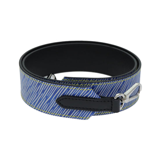 Louis Vuitton Bandoulière De Sac Blue Leather Bag Jewelry ()