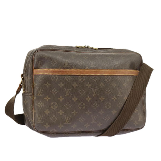 Louis Vuitton Reporter Brown Canvas Shoulder Bag