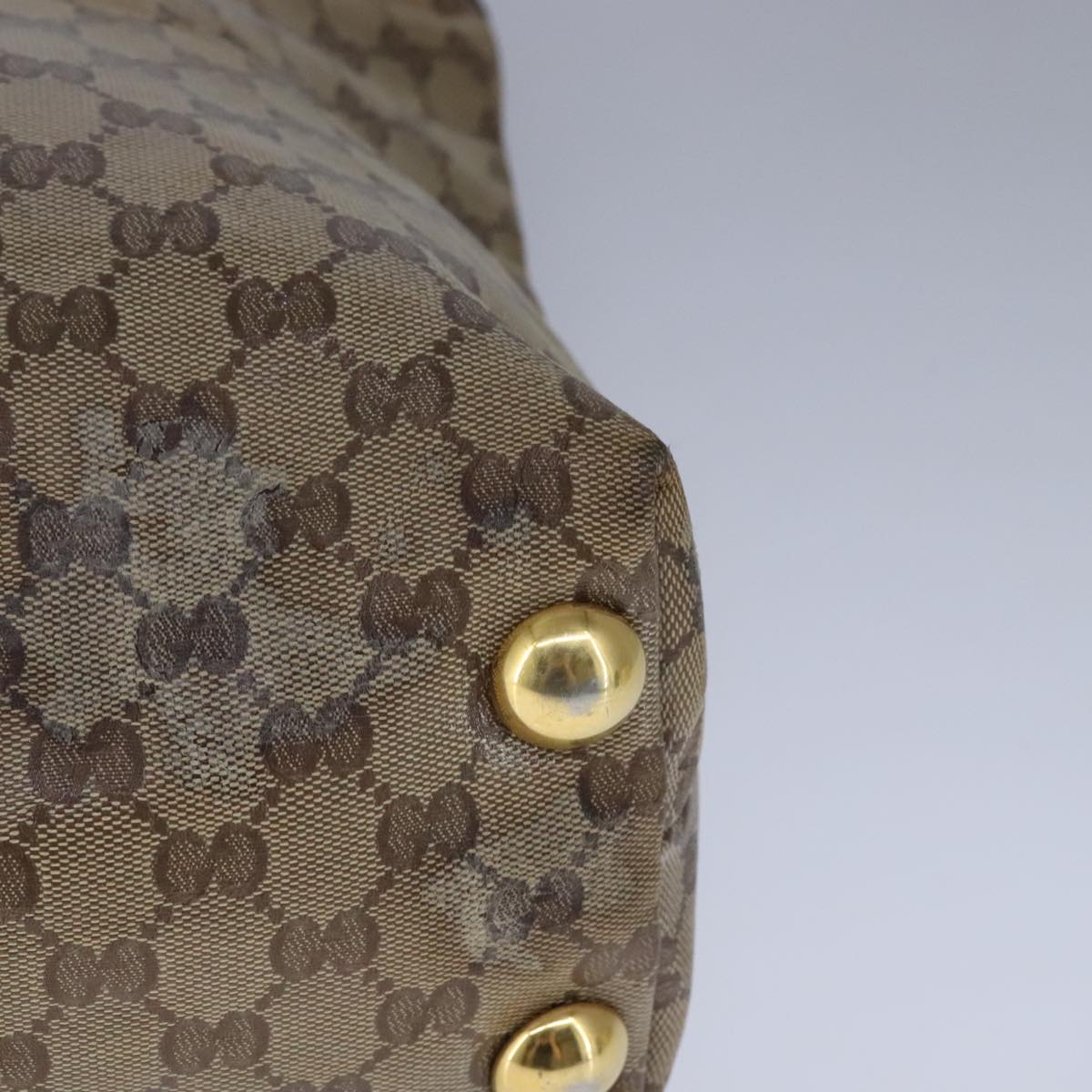 Gucci Gg Canvas Beige Canvas Tote Bag