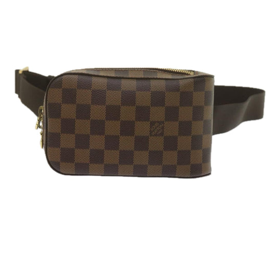 Louis Vuitton Geronimos Brown Canvas Shoulder Bag