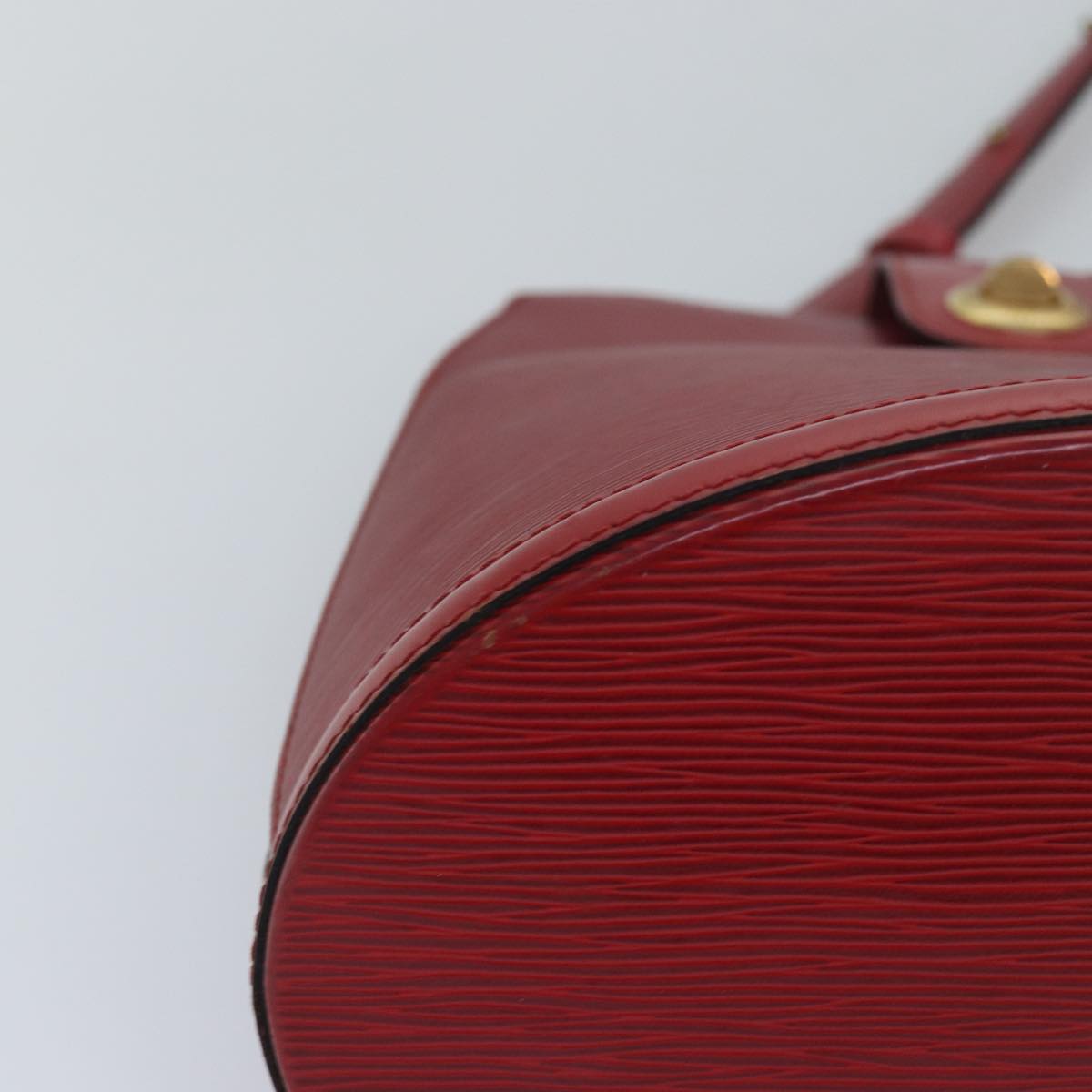 Louis Vuitton Cluny Red Leather Shoulder Bag