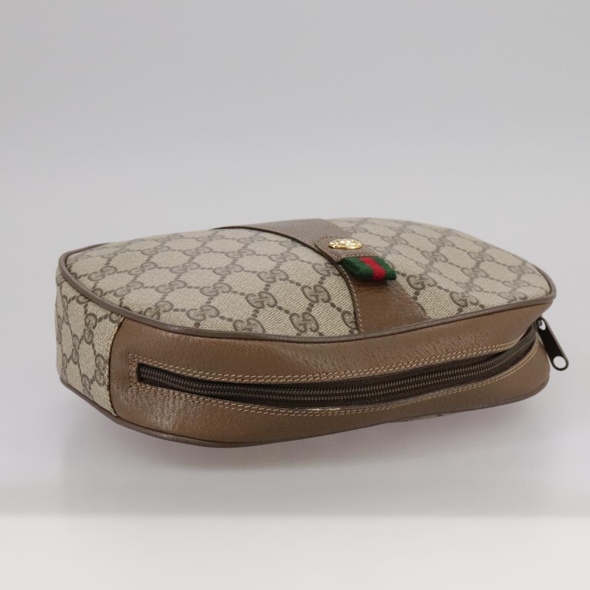 Gucci Gg Canvas Beige Canvas Clutch Bag