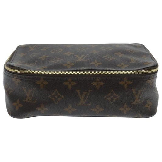 Louis Vuitton Cube Brown Canvas Clutch Bag