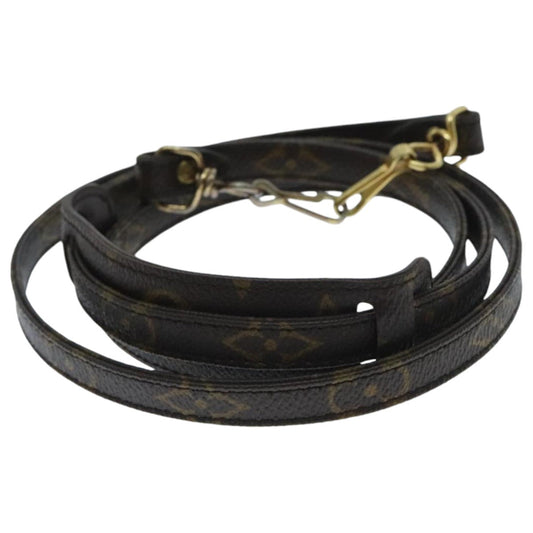 Louis Vuitton Shoulder Strap Brown Canvas Bag Jewelry ()