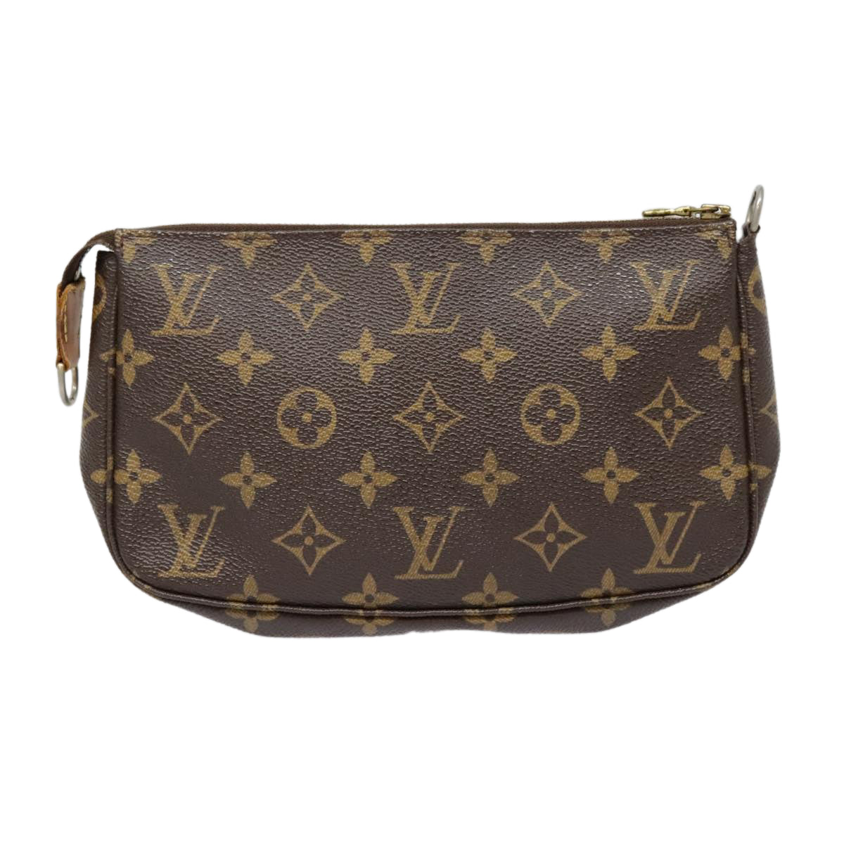 Louis Vuitton Pochette Accessoire Brown Canvas Clutch Bag