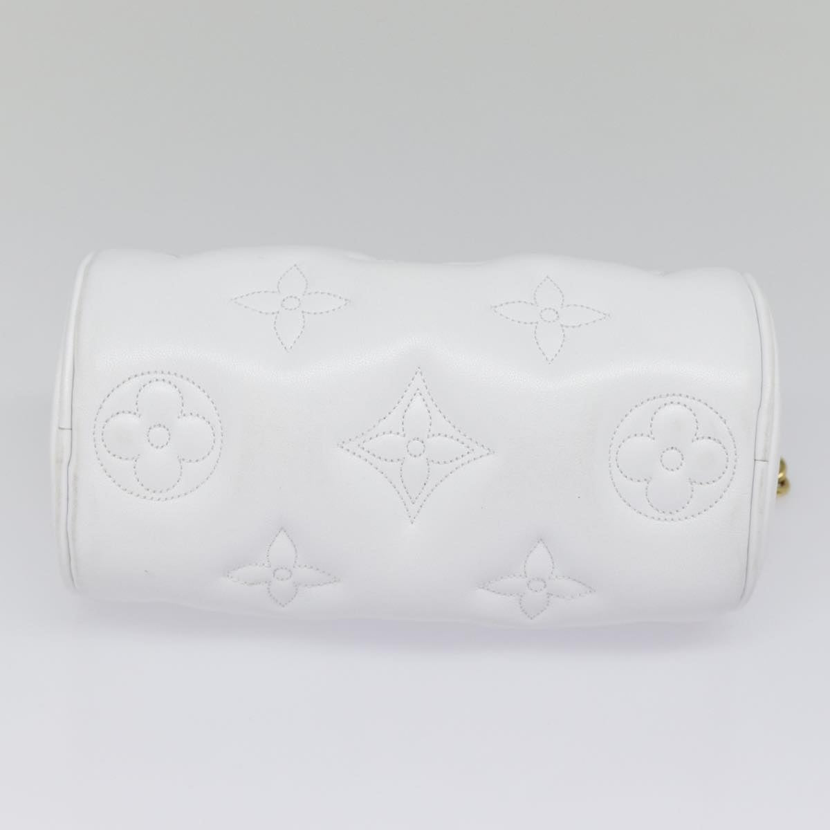 Louis Vuitton Papillon White Leather Handbag