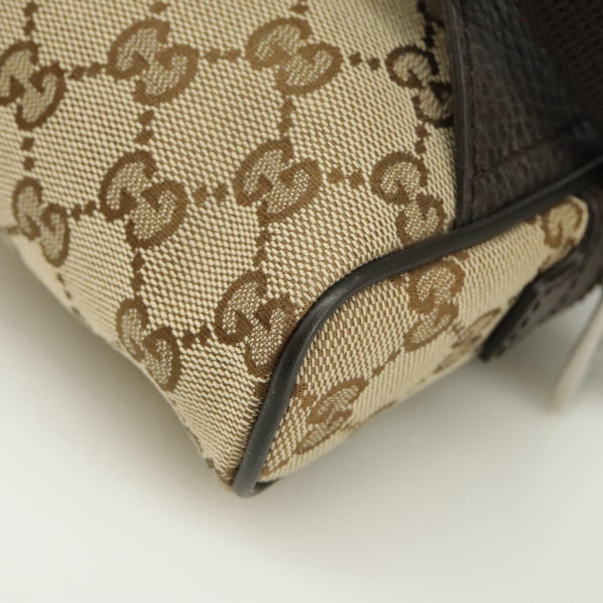 Gucci Beige Canvas Shoulder Bag