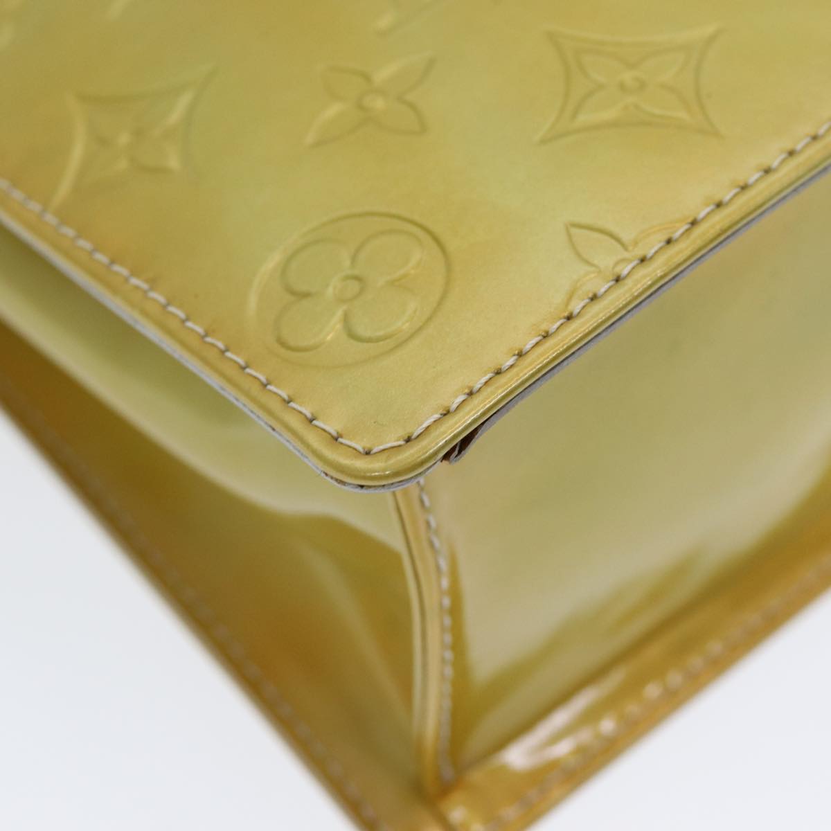 Louis Vuitton Spring Street Khaki Patent Leather Handbag