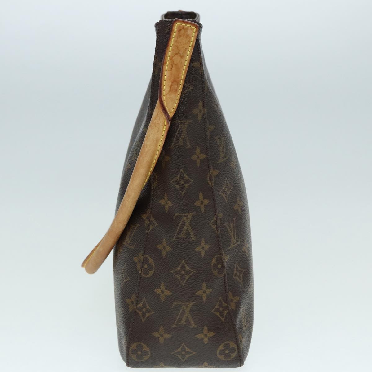 Louis Vuitton Looping Gm Brown Canvas Shoulder Bag