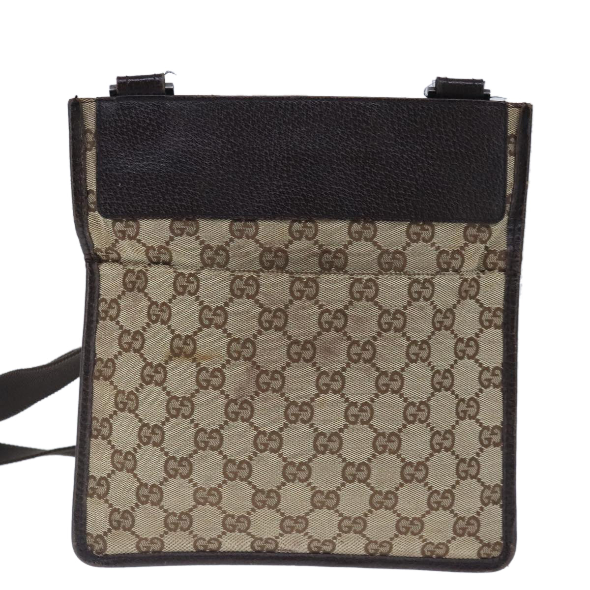 Gucci Gg Canvas Brown Canvas Shoulder Bag