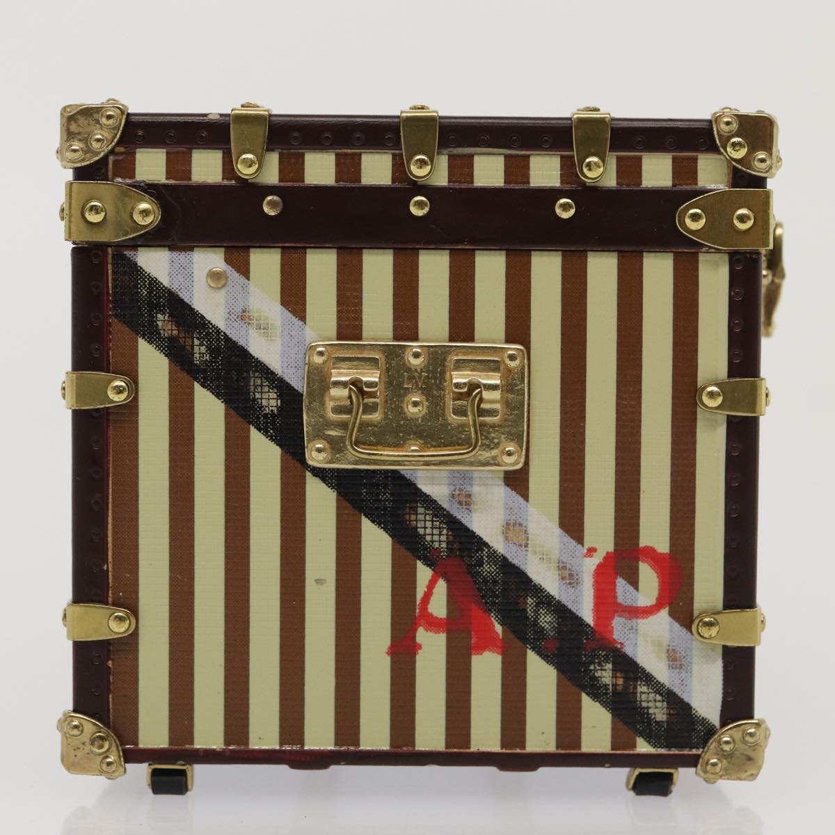 Louis Vuitton Paperweight Gold Metal Handbag