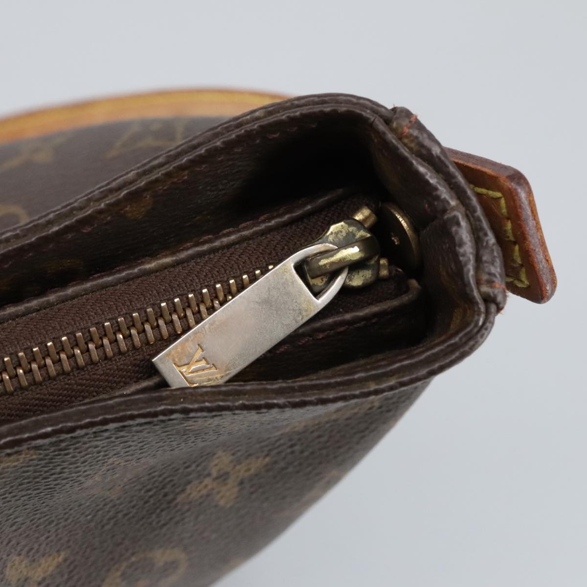 Louis Vuitton Looping Gm Brown Canvas Shoulder Bag
