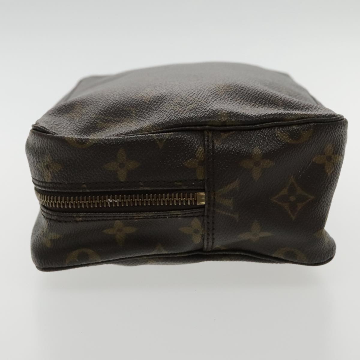 Louis Vuitton Trousse De Toilette Brown Canvas Clutch Bag