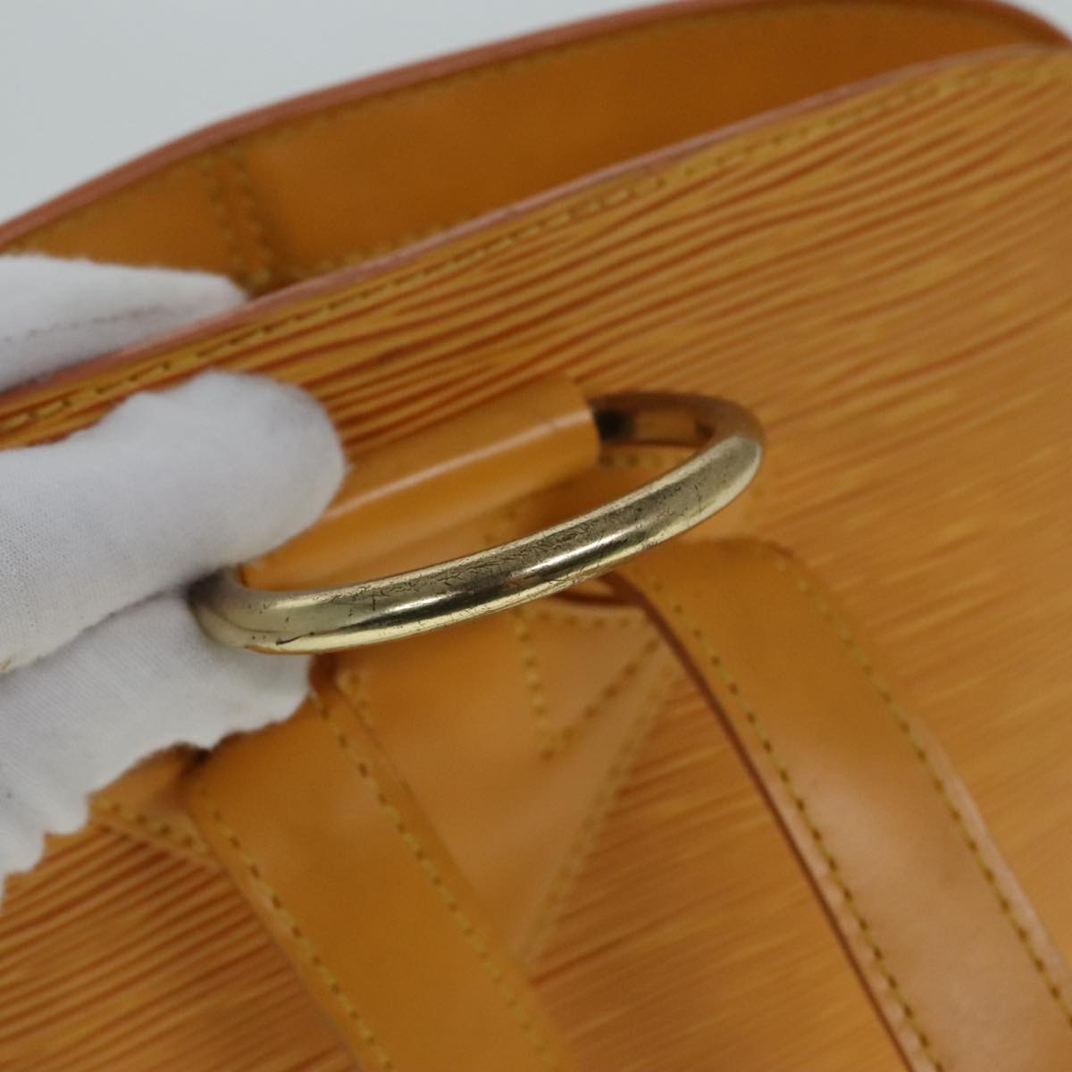 Louis Vuitton Gobelins Yellow Leather Backpack Bag