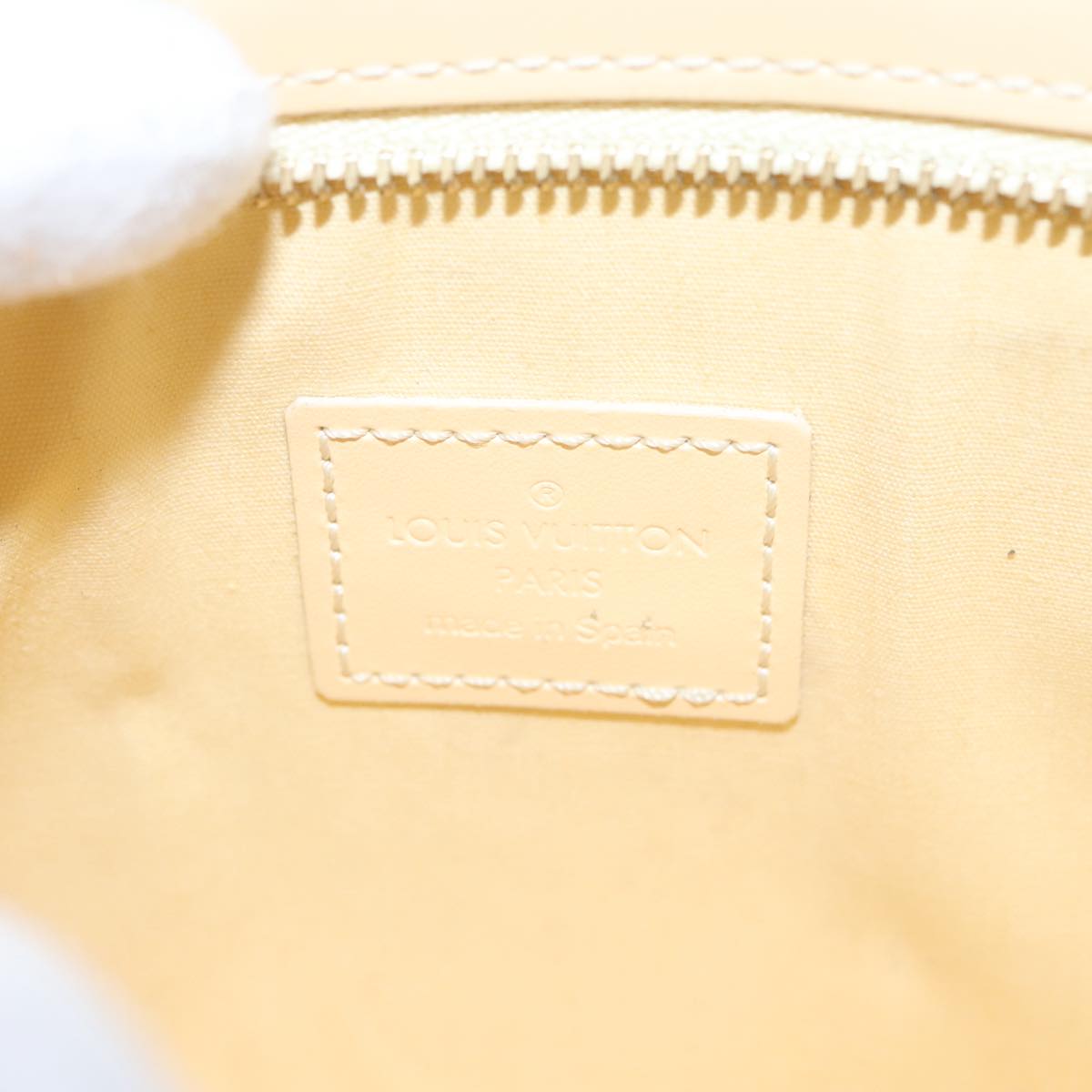 Louis Vuitton Beige Leather Shoulder Bag