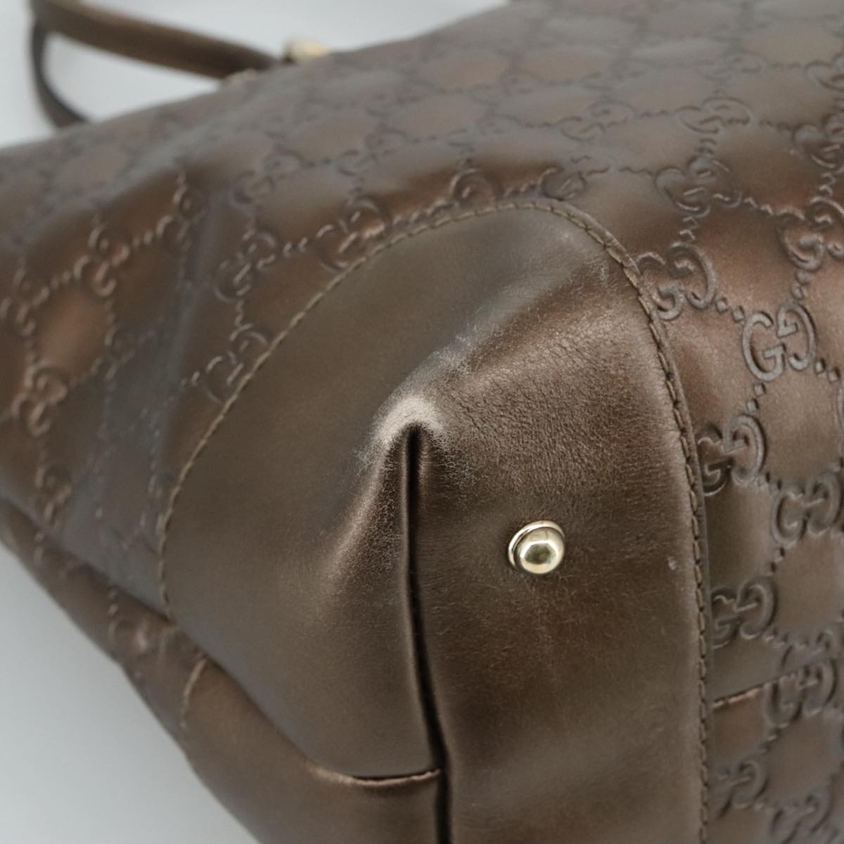 Gucci Guccissima Brown Leather Tote Bag