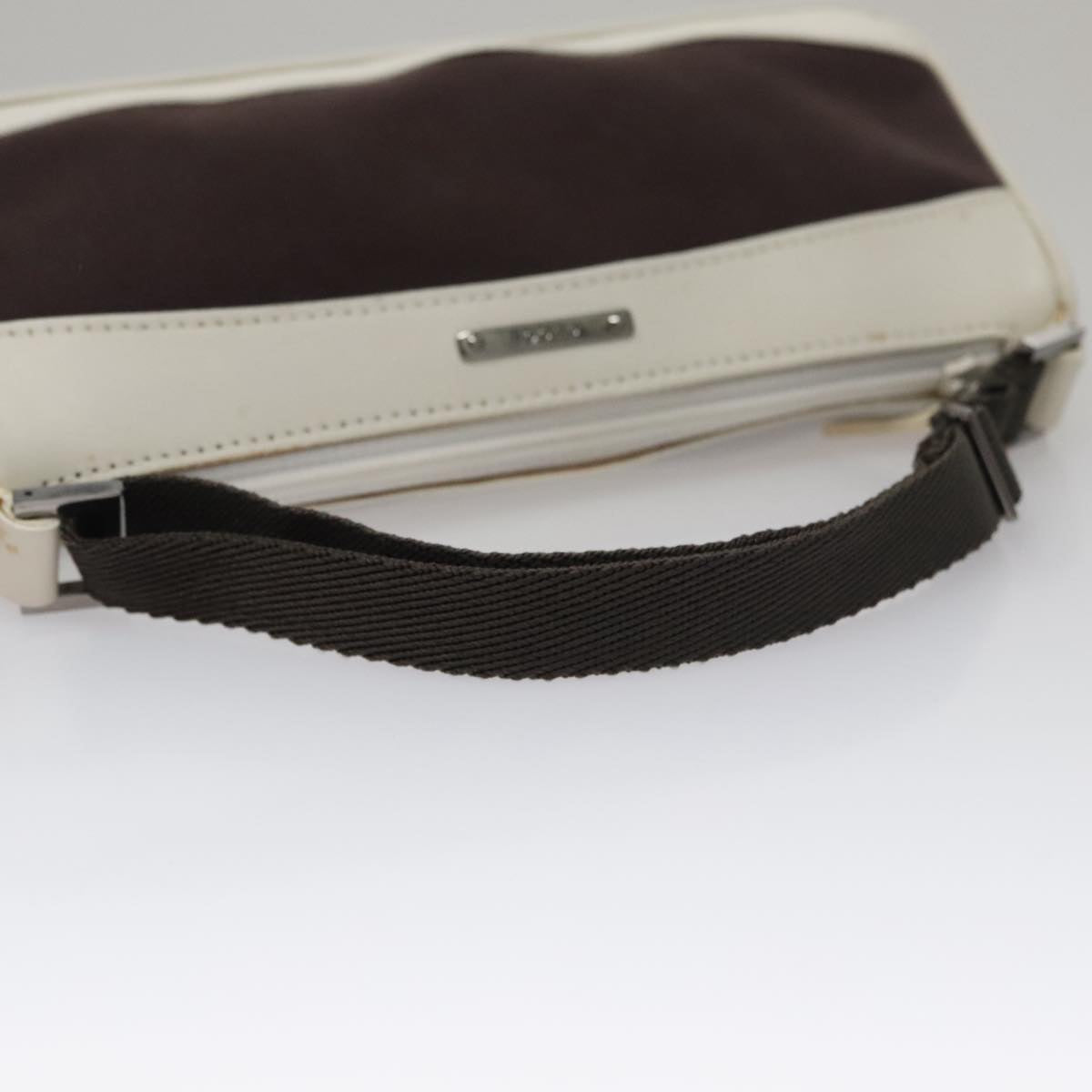 Gucci White Leather Clutch Bag
