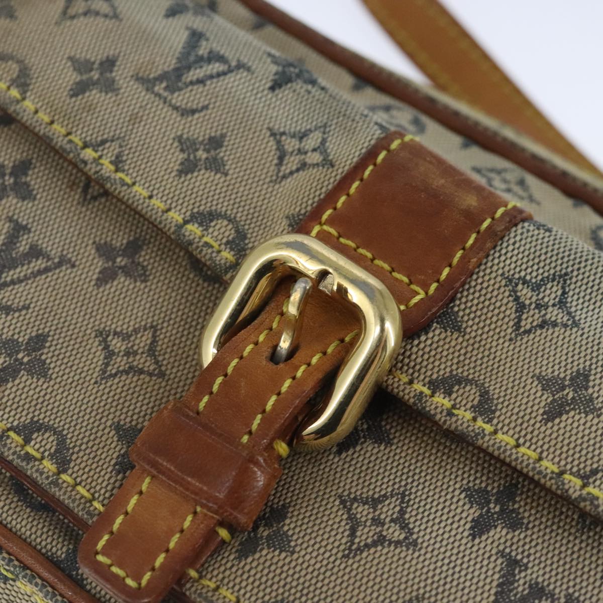 Louis Vuitton Juliette Blue Canvas Shoulder Bag