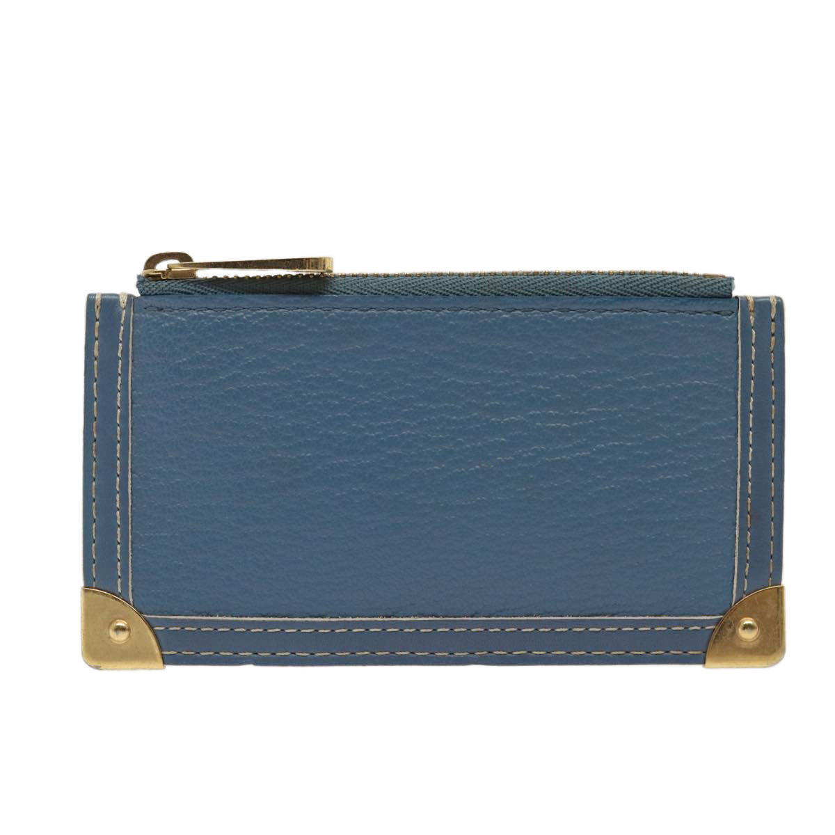 Louis Vuitton Suhali Blue Leather Wallet