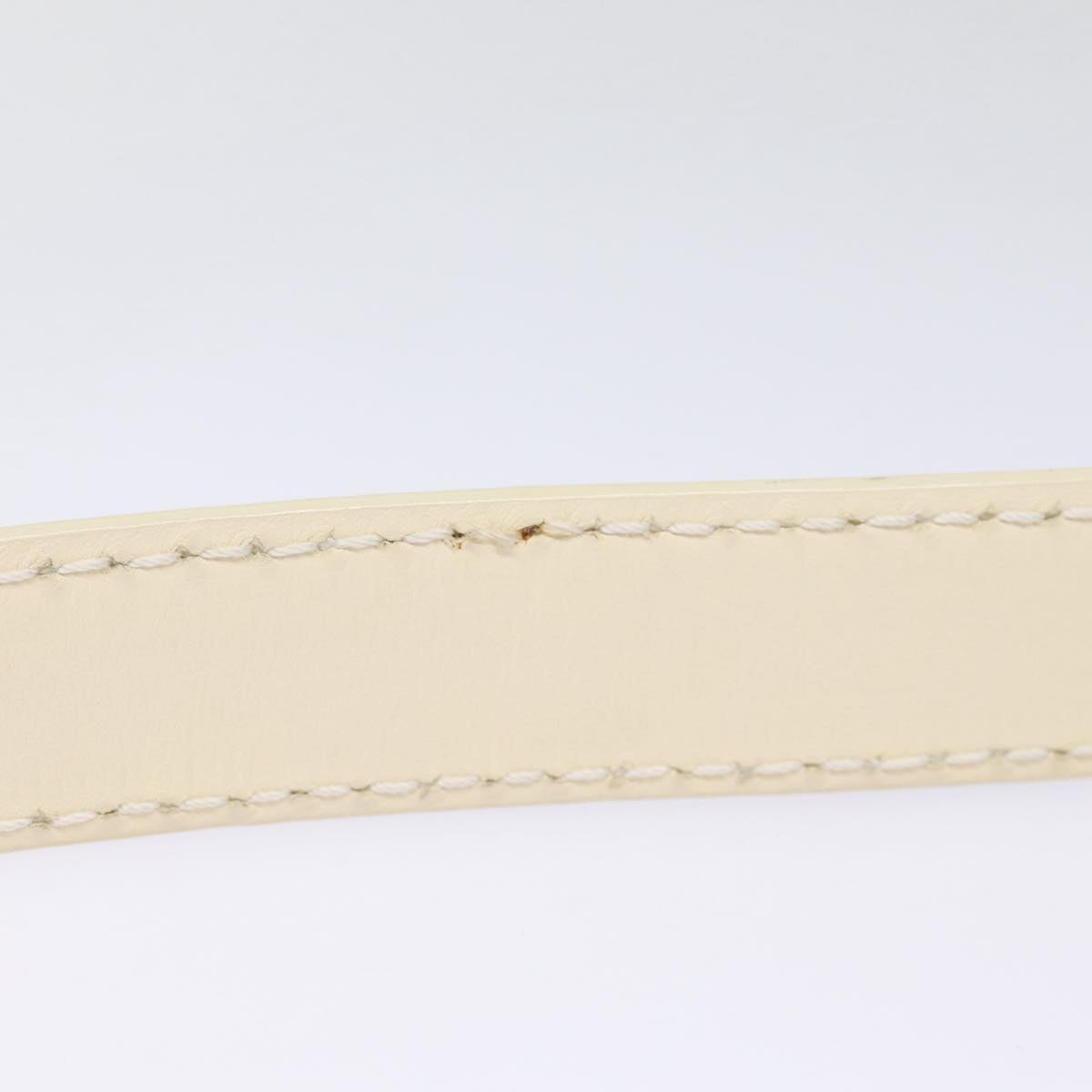 Louis Vuitton Bequia White Leather Shoulder Bag