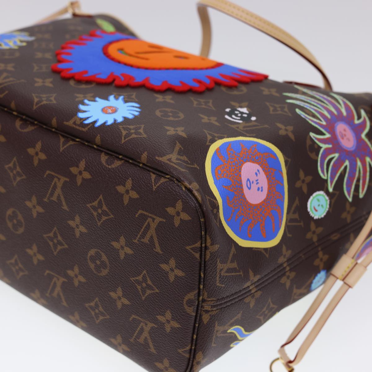 Louis Vuitton Neverfull Gm Brown Canvas Tote Bag