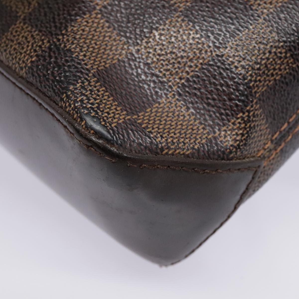 Louis Vuitton Trotteur Brown Canvas Shoulder Bag