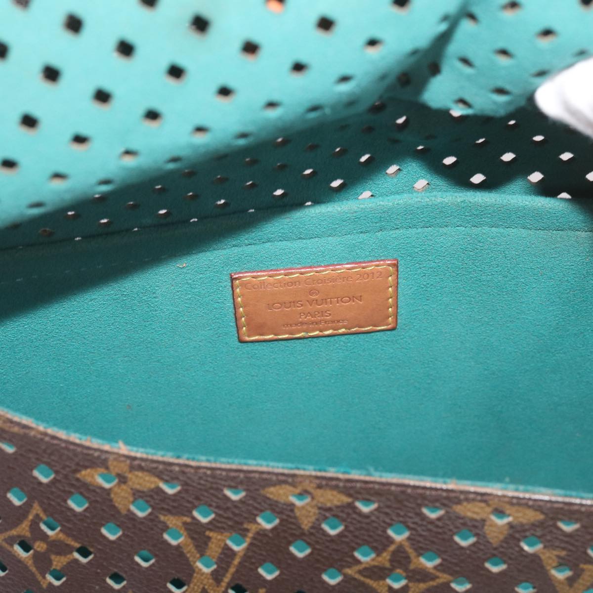 Louis Vuitton Brown Canvas Shoulder Bag