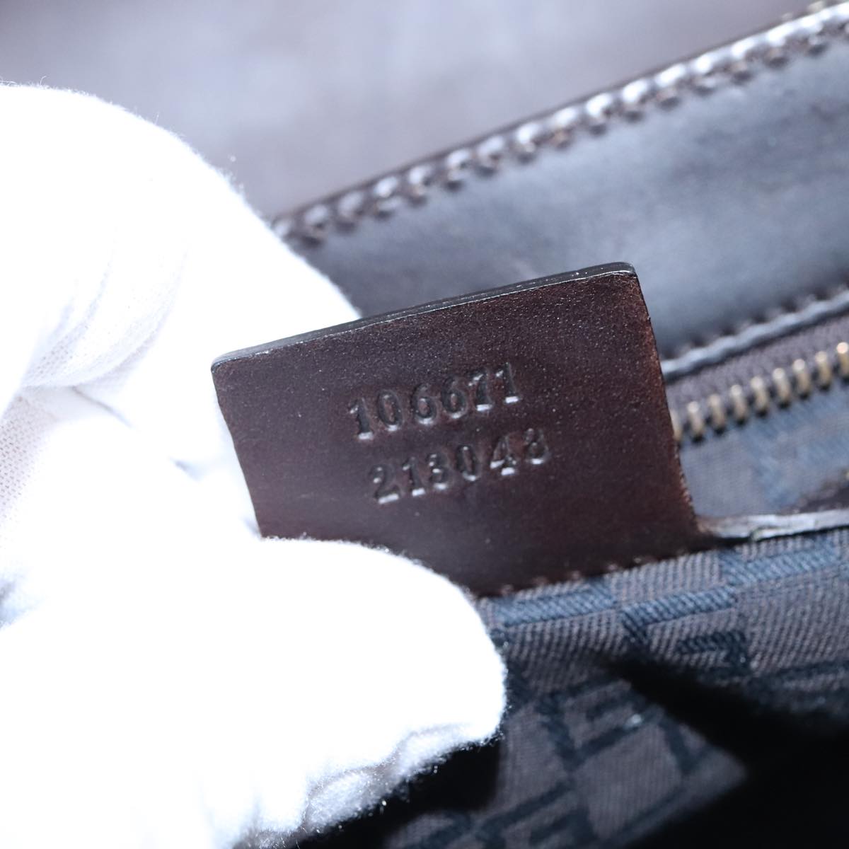 Gucci Beige Canvas Shoulder Bag