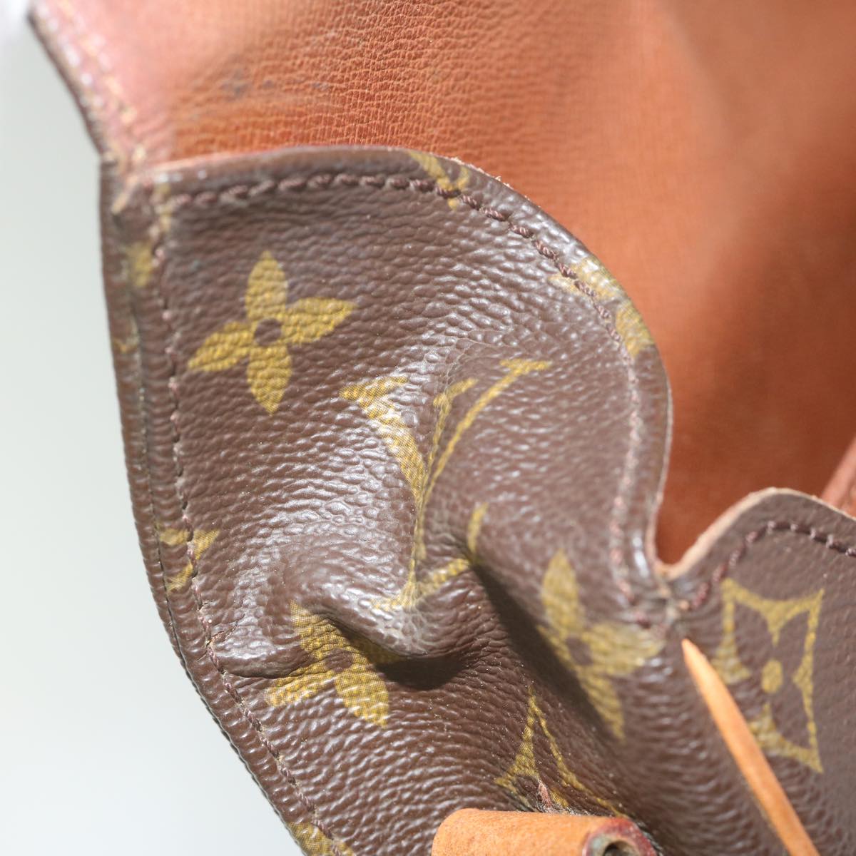 Louis Vuitton Cartouchière Brown Canvas Shoulder Bag