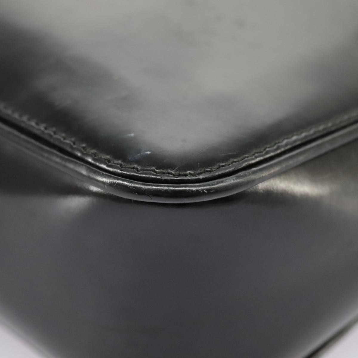 Gucci Black Patent Leather Tote Bag